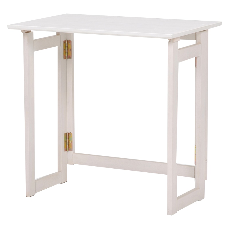 萩原 折りたたみデスク 高さ69cm ホワイトウォッシュ MT-7680WS 1台(ご注文単位1台)【直送品】