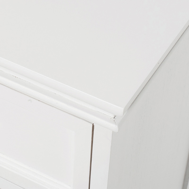 萩原 チェスト 幅65cm 4段 ホワイト MCH-8191-WH 1台(ご注文単位1台)【直送品】