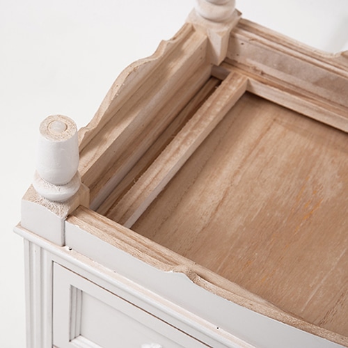 萩原 チェスト 幅65cm 4段 ホワイト MCH-8191-WH 1台(ご注文単位1台)【直送品】