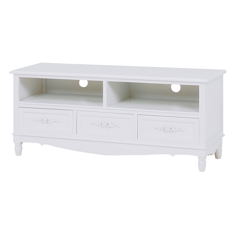 萩原 テレビ台 幅105cm ホワイト MTV-8193-WH 1台(ご注文単位1台)【直送品】