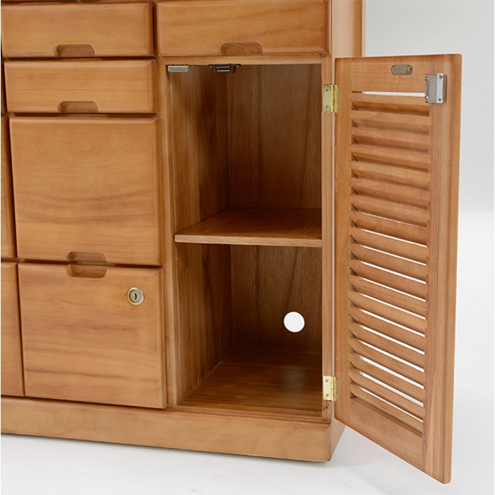 萩原 FAX台 幅96cm キャスター付 ライトブラウン MFX-8209LBR 1台(ご注文単位1台)【直送品】