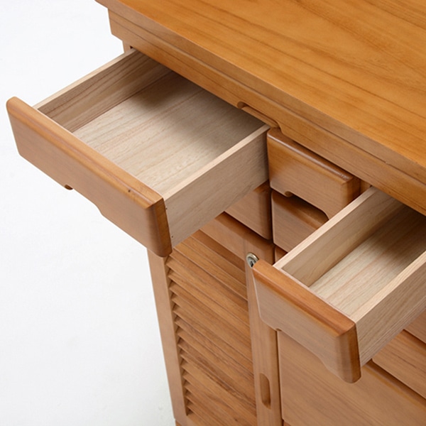 萩原 FAX台 幅96cm キャスター付 ライトブラウン MFX-8209LBR 1台(ご注文単位1台)【直送品】