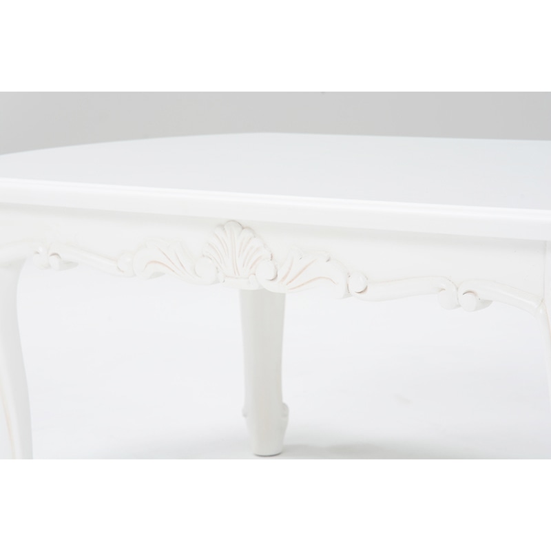 萩原 テーブル アンティークホワイト RT-1230AW 1台（ご注文単位1台）【直送品】