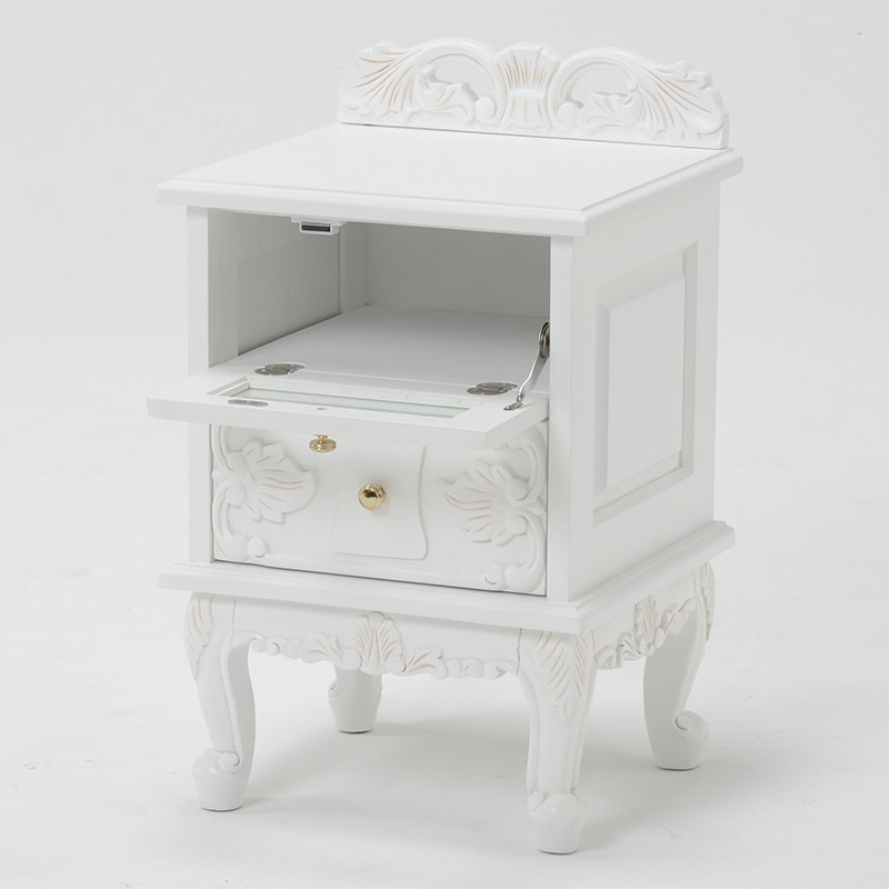 萩原 サイドチェスト アンティークホワイト RCH-1231AW 1台(ご注文単位1台)【直送品】