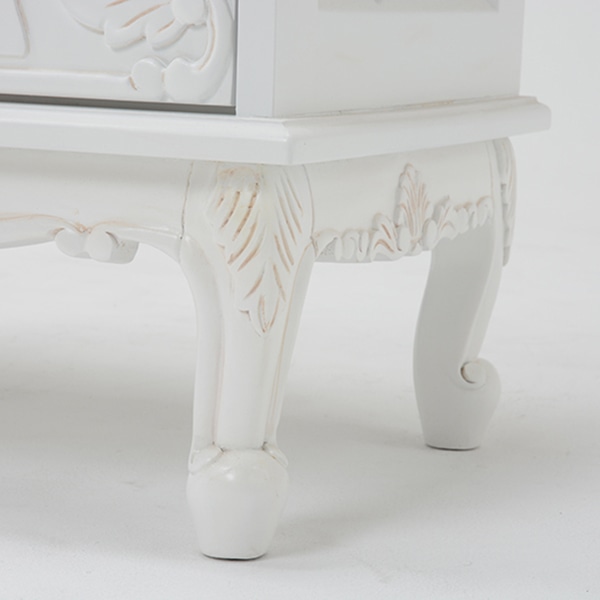 萩原 サイドチェスト アンティークホワイト RCH-1231AW 1台(ご注文単位1台)【直送品】