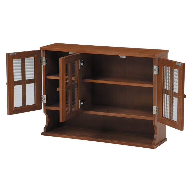 萩原 調味料ラック 幅68cm ライトブラウン MUD-6029LBR 1台(ご注文単位1台)【直送品】