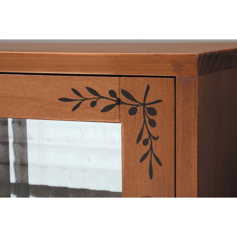 萩原 調味料ラック 幅68cm ライトブラウン MUD-6029LBR 1台(ご注文単位1台)【直送品】