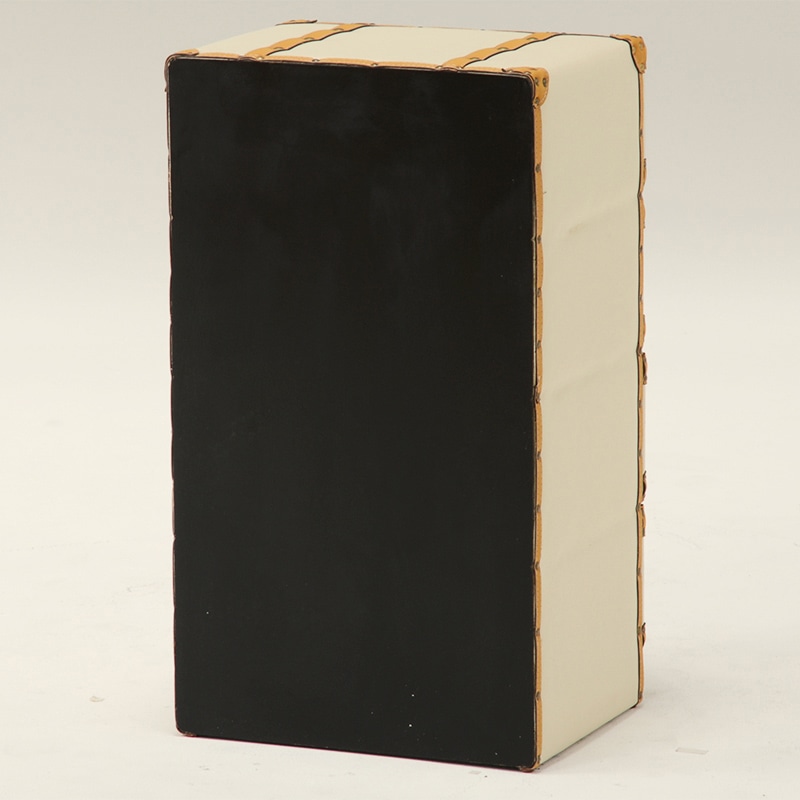 萩原 トランク風チェスト 4段 アイボリー MCH-6004IV 1台(ご注文単位1台)【直送品】