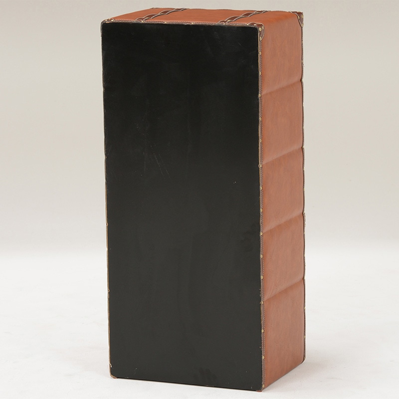 萩原 トランク風チェスト 5段 ライトブラウン MCH-6005LBR 1台(ご注文単位1台)【直送品】