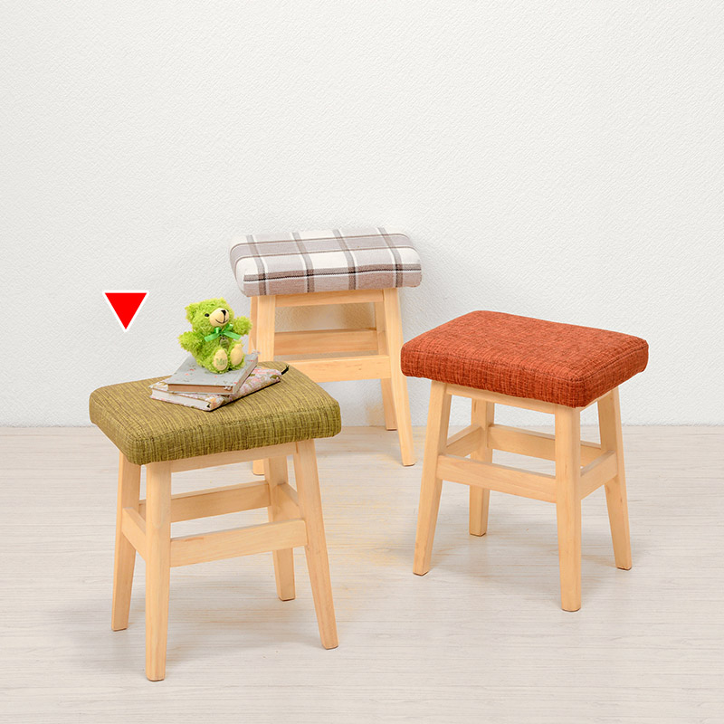 萩原 スツールチェア グリーン VH-7943GR 1台(ご注文単位1台)【直送品】