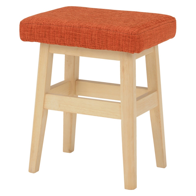 萩原 スツールチェア オレンジ VH-7943OR 1台(ご注文単位1台)【直送品】