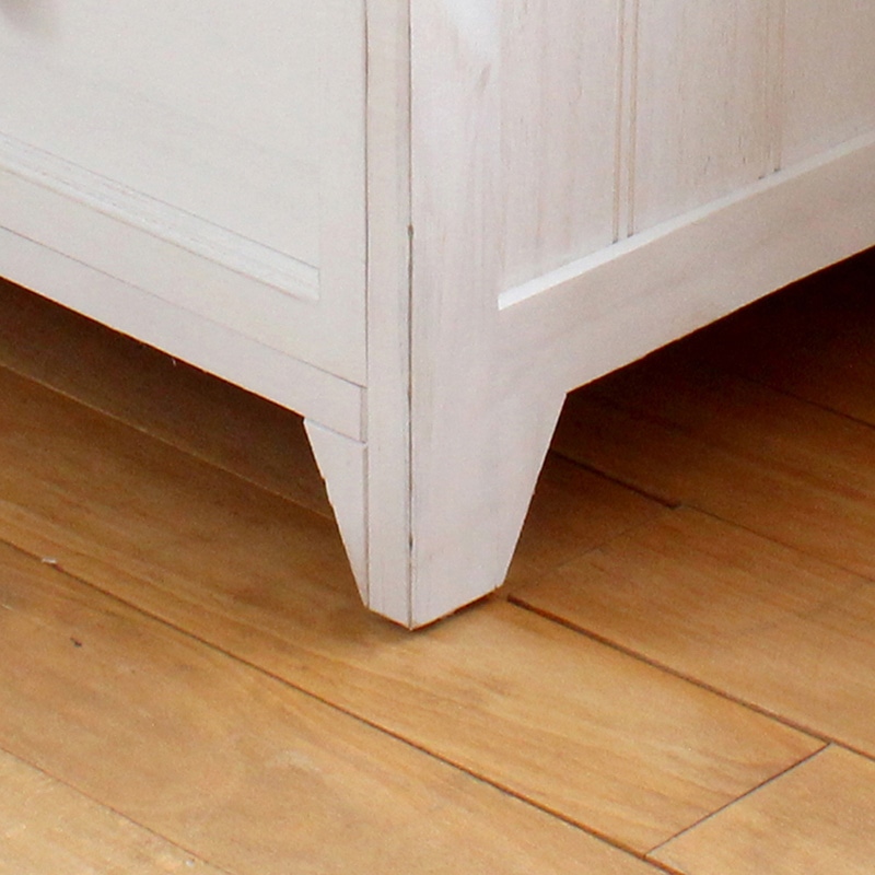 萩原 スリムチェスト　幅25cm アンティークホワイト MCH-5481AW 1台（ご注文単位1台）【直送品】