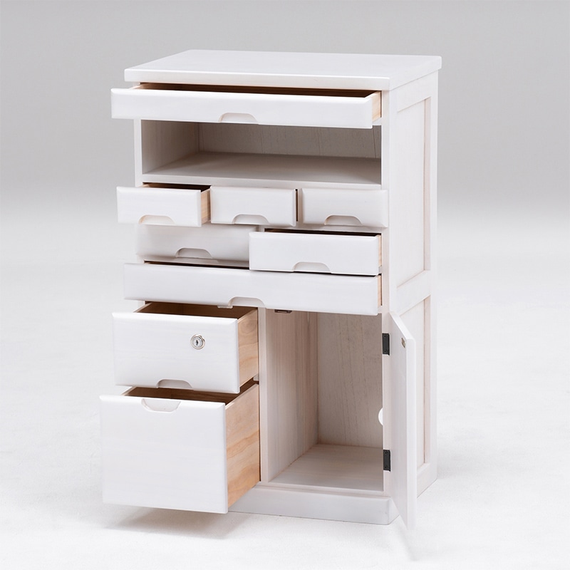 萩原 FAX台 幅48cm ホワイトウォッシュ MFX-6230WS 1台(ご注文単位1台)【直送品】