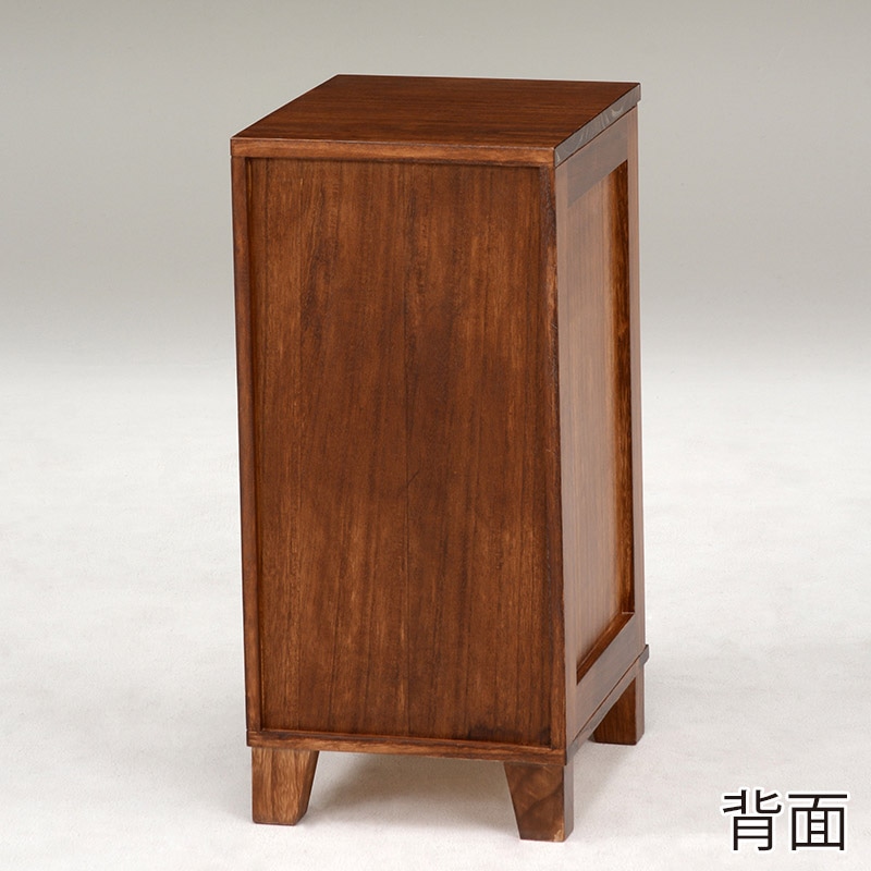 萩原 チェスト　幅28cm ブラウン MCH-6160BR 1台（ご注文単位1台）【直送品】