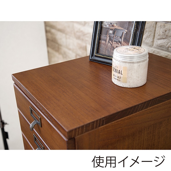 萩原 チェスト　幅28cm ブラウン MCH-6160BR 1台（ご注文単位1台）【直送品】