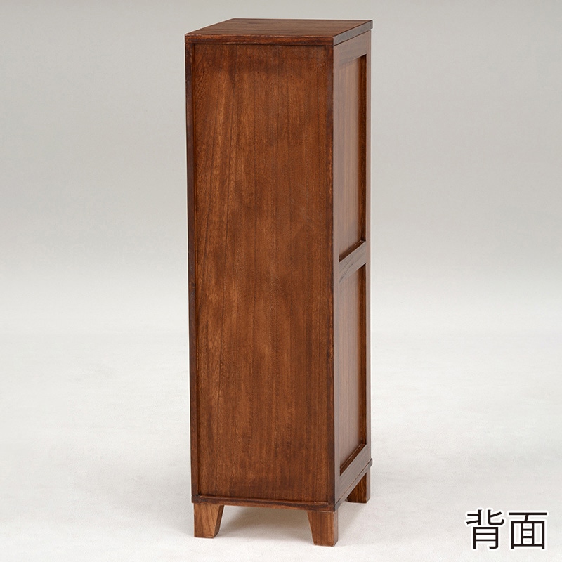 萩原 チェスト 幅28cm ブラウン MCH-6161BR 1台(ご注文単位1台)【直送品】