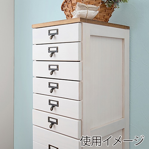 萩原 チェスト 幅28cm ホワイト MCH-6161NW 1台(ご注文単位1台)【直送品】