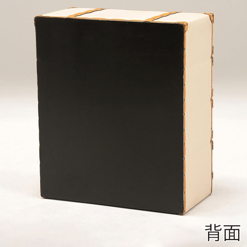 萩原 トランク風チェスト ワイド4段 アイボリー MCH-6014IV 1台(ご注文単位1台)【直送品】