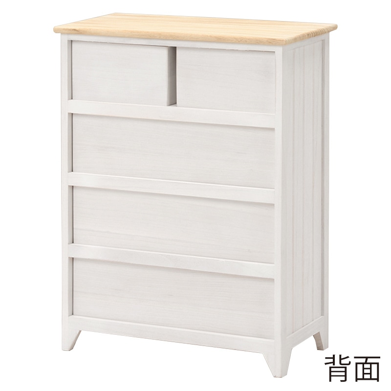 萩原 チェスト 幅60cm 4段 MCH-5276NAW 1台(ご注文単位1台)【直送品】