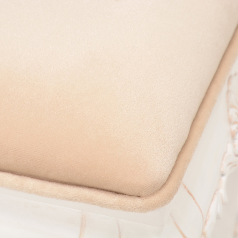 萩原 ドレッサーセット アンティークホワイト RD-1877AW 1セット(ご注文単位1セット)【直送品】