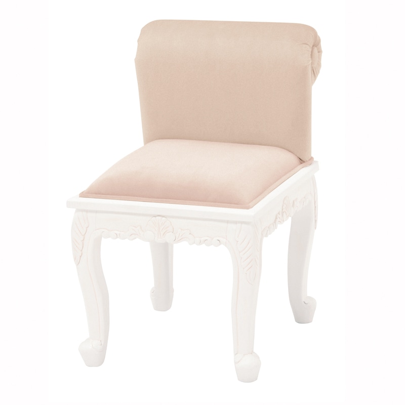 萩原 スツール アンティークホワイト RH-1774AW-NBE 1台(ご注文単位1台)【直送品】