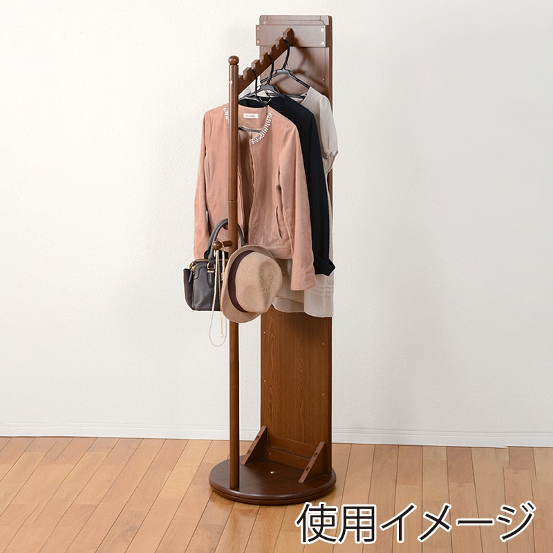 萩原 回転ミラー ダークブラウン VD-7029DBR 1台(ご注文単位1台)【直送品】