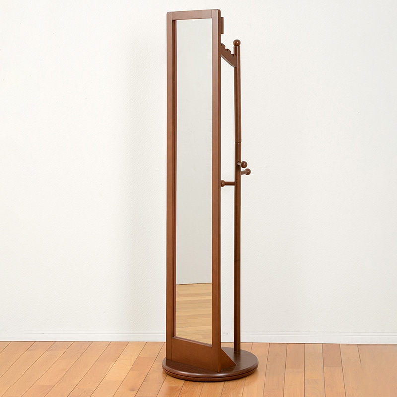 萩原 回転ミラー ダークブラウン VD-7029DBR 1台(ご注文単位1台)【直送品】