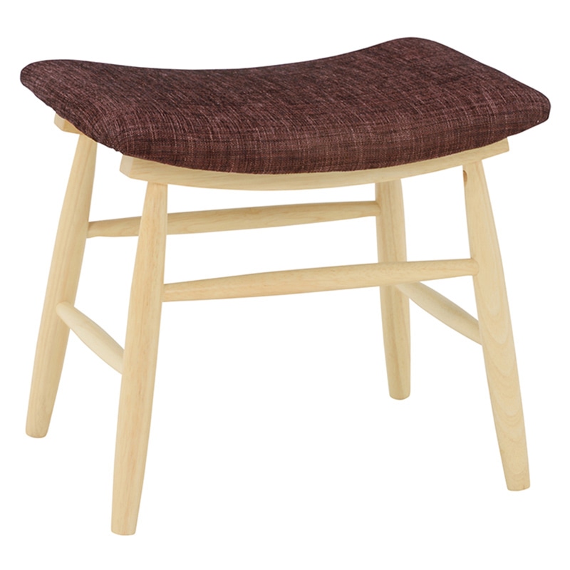 萩原 スツールチェア ブラウン VH-7947BR 1台(ご注文単位2台)【直送品】