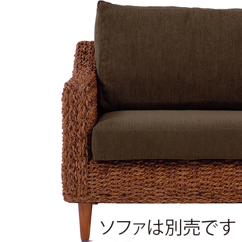 萩原 1人掛けソファー専用カバー クッションカバー ブラウン RL-1430C-1C-NBR 1台(ご注文単位1台)【直送品】