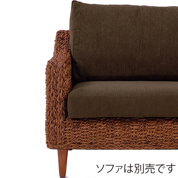 萩原 2人掛けソファー専用カバー クッションカバー ブラウン RL-1430C-2C-NBR 1台(ご注文単位1台)【直送品】