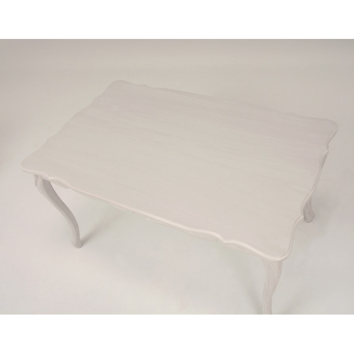 萩原 ダイニングテーブル 135×85cm アンティークホワイト RKT-1692AW 1台(ご注文単位1台)【直送品】