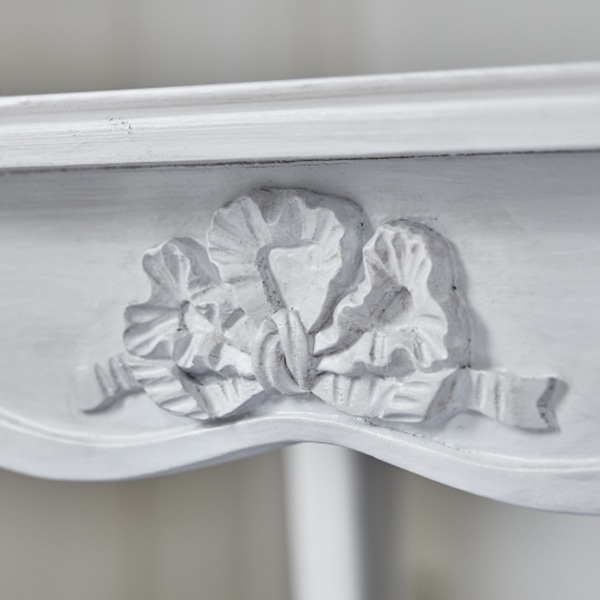 萩原 ダイニングテーブル 135×85cm アンティークホワイト RKT-1692AW 1台(ご注文単位1台)【直送品】