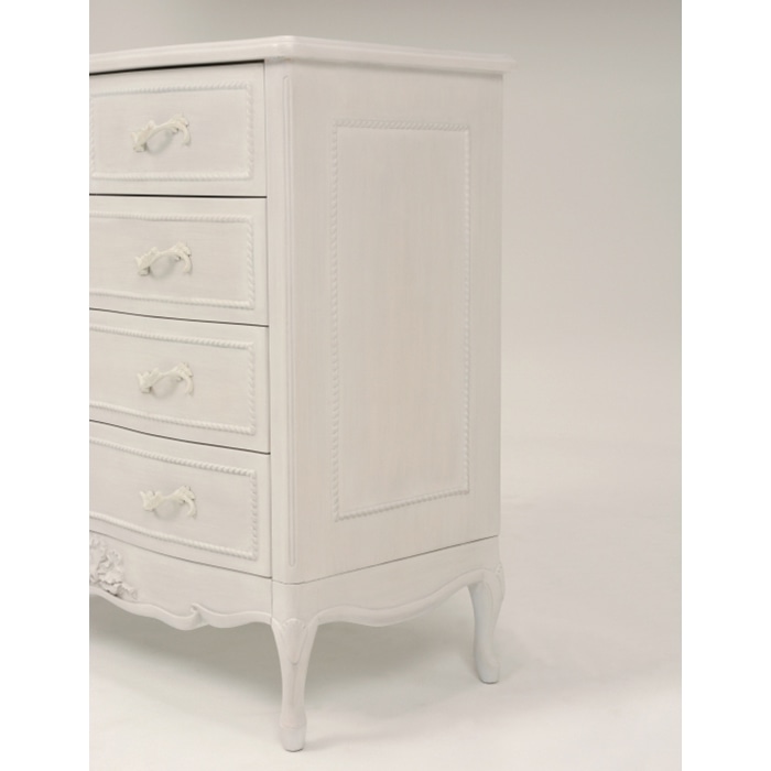 萩原 チェスト アンティークホワイト RCH-1360AW 1台(ご注文単位1台)【直送品】