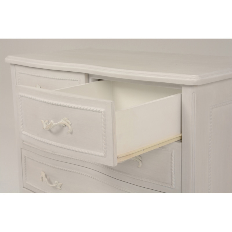 萩原 チェスト アンティークホワイト RCH-1360AW 1台(ご注文単位1台)【直送品】