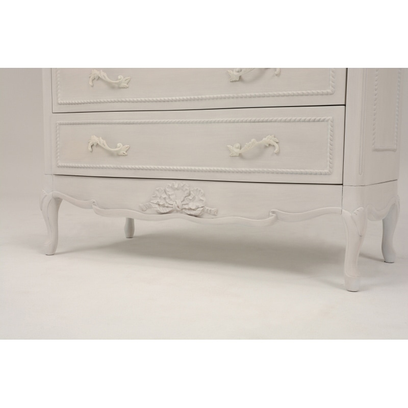 萩原 ワイドチェスト アンティークホワイト RCH-1361AW 1台(ご注文単位1台)【直送品】