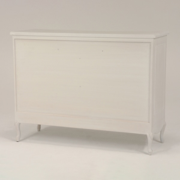 萩原 ワイドチェスト アンティークホワイト RCH-1361AW 1台(ご注文単位1台)【直送品】