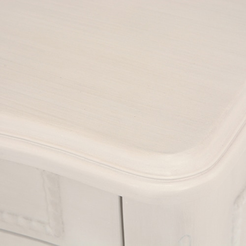 萩原 サイドテーブル アンティークホワイト RT-1365AW 1台(ご注文単位1台)【直送品】