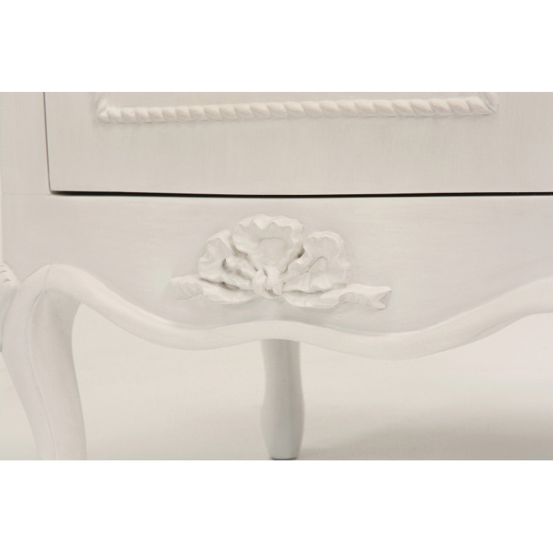 萩原 サイドテーブル アンティークホワイト RT-1365AW 1台(ご注文単位1台)【直送品】