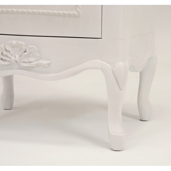 萩原 サイドテーブル アンティークホワイト RT-1365AW 1台(ご注文単位1台)【直送品】