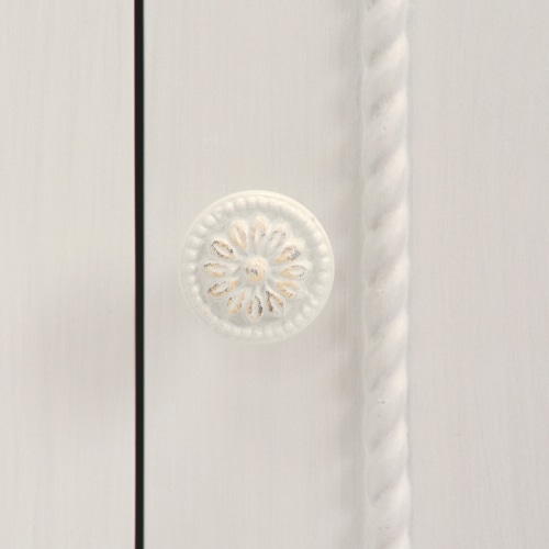 萩原 サイドテーブル アンティークホワイト RT-1365AW 1台(ご注文単位1台)【直送品】