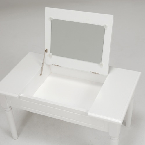 萩原 コスメテーブル ホワイト MT-6558WH 1台(ご注文単位1台)【直送品】
