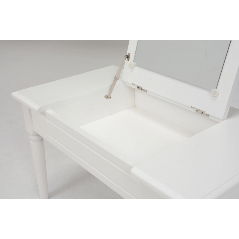 萩原 コスメテーブル ホワイト MT-6558WH 1台(ご注文単位1台)【直送品】