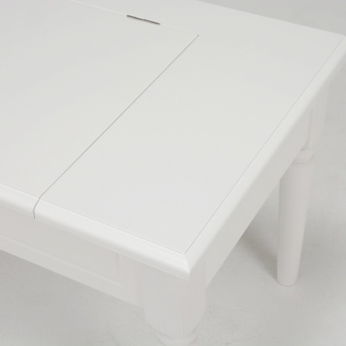 萩原 コスメテーブル ホワイト MT-6558WH 1台(ご注文単位1台)【直送品】