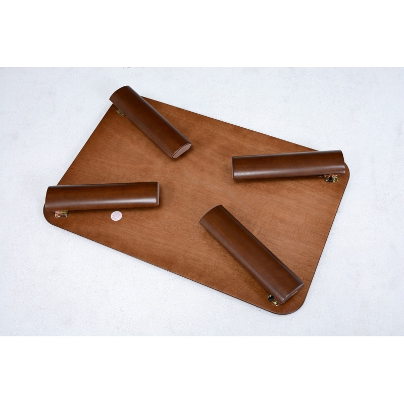 萩原 折れ脚テーブル 幅75cm 長方形 ダークブラウン VT-7922-75DBR 1台(ご注文単位1台)【直送品】