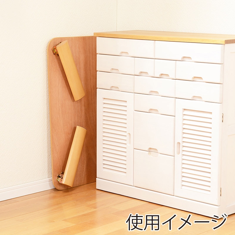 萩原 折れ脚テーブル 幅75cm 長方形 ダークブラウン VT-7922-75DBR 1台(ご注文単位1台)【直送品】