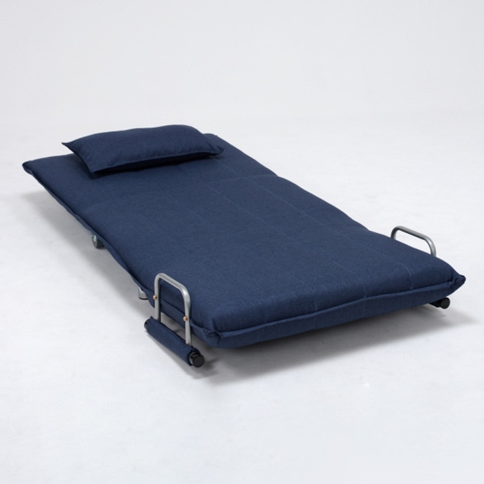 萩原 グラーテ　3WAYソファベッド　1人掛け ネイビー グラーテNV 1台（ご注文単位1台）【直送品】