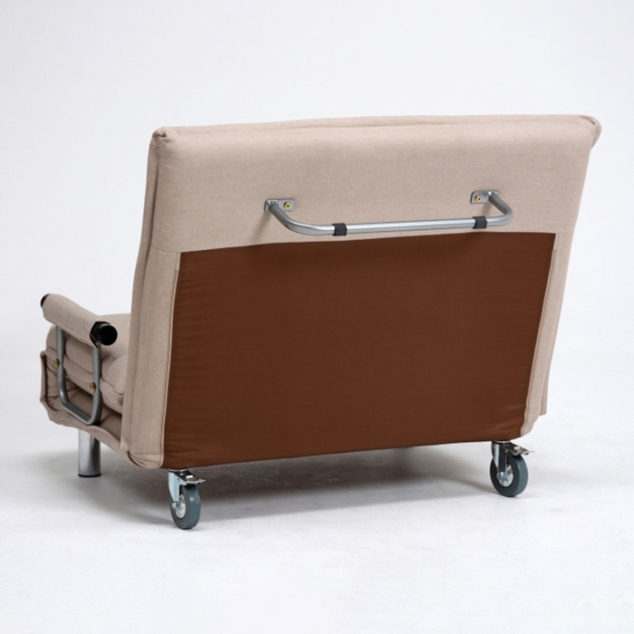 萩原 グラーテ　3WAYソファベッド　1人掛け ベージュ グラーテBE 1台（ご注文単位1台）【直送品】