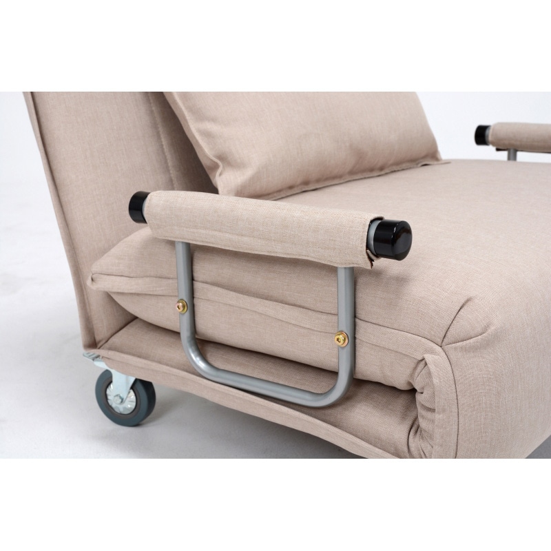 萩原 グラーテ　3WAYソファベッド　1人掛け ベージュ グラーテBE 1台（ご注文単位1台）【直送品】