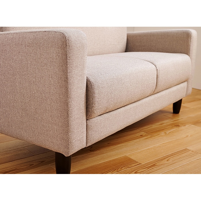 萩原 2人掛けソファ ベージュ ケイディ2P-BE 1台（ご注文単位1台）【直送品】