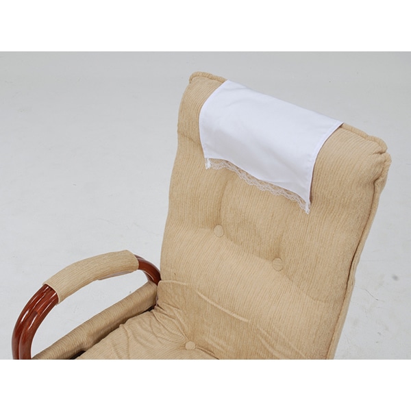 萩原 ギア回転座椅子　ミドルタイプ ハイバック　ライトブラウン RZ-972-Hi-LBR 1台（ご注文単位1台）【直送品】